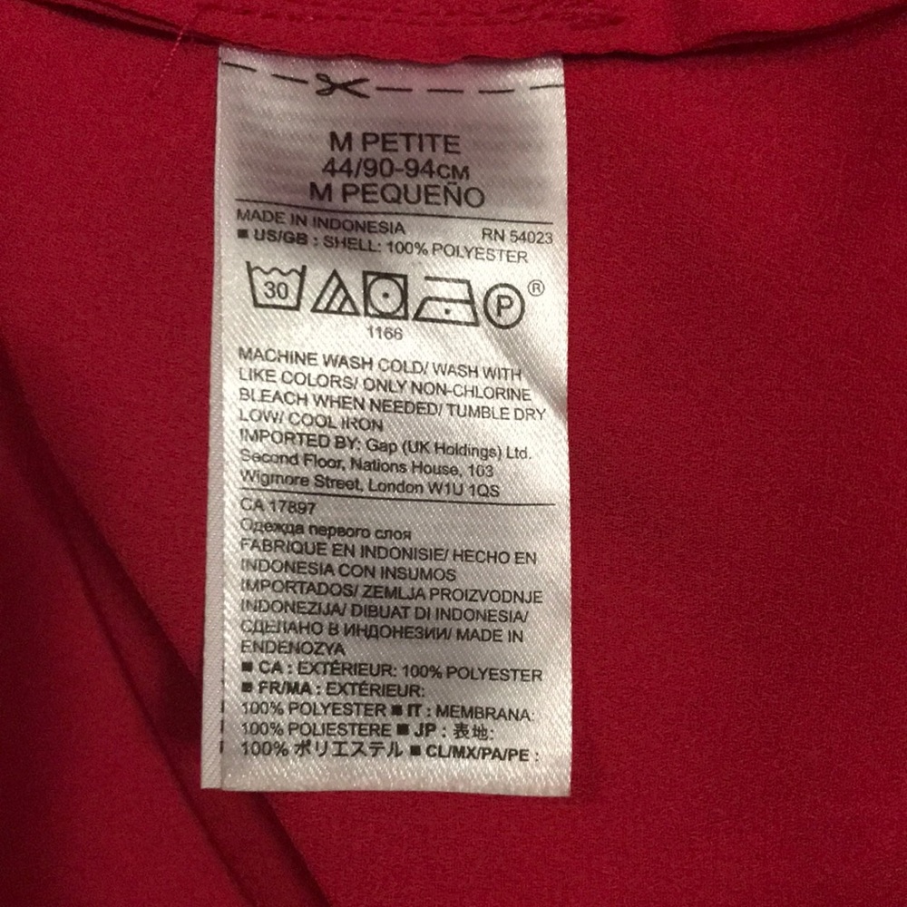 Red Blouse - Picture 5 of 5